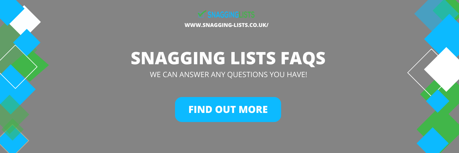 snagging lists FAQs
